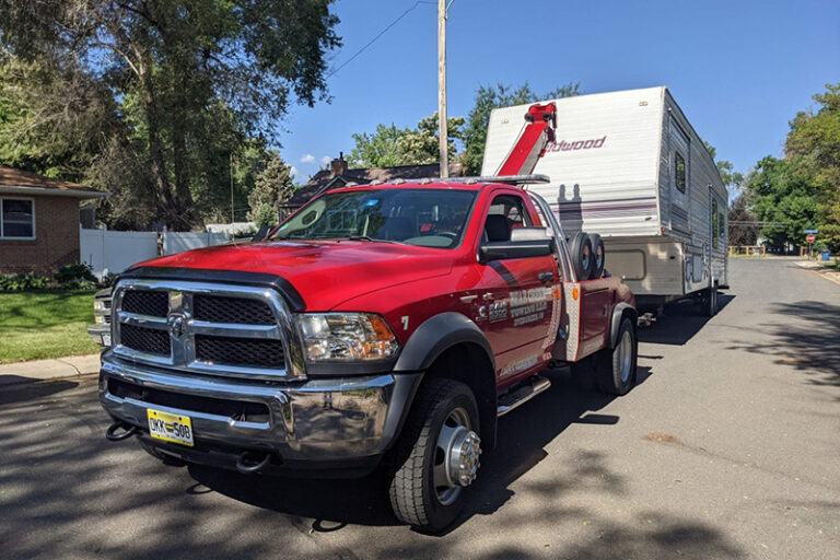 camper tow BL - Bear Creek Towing Local Emergency Towing Services Available 24/7 in Evergreen - Bear Creek Towing